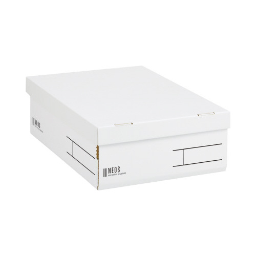 収納ボックス＜ＮＥＯＳ＞（Ｒハーフ）白２冊画像