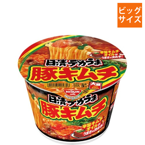 日清デカうま　豚キムチ　101g画像