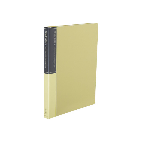 クリヤーブック　タフネス　ミドルリングＡ４　黄