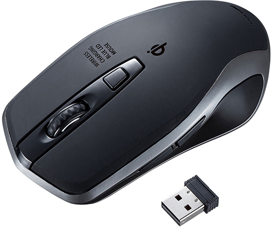 ワイヤレス充電マウス画像