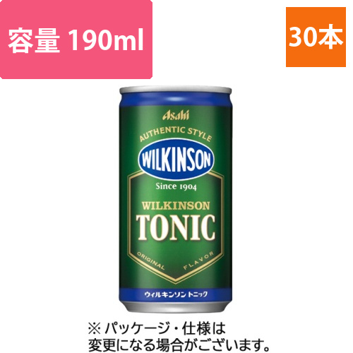 ウィルキンソン　トニック　190mL　缶　1ケース(30本)画像