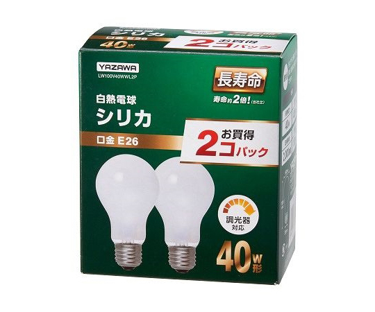 長寿命シリカ 40W形 2P 1箱（2個入）画像