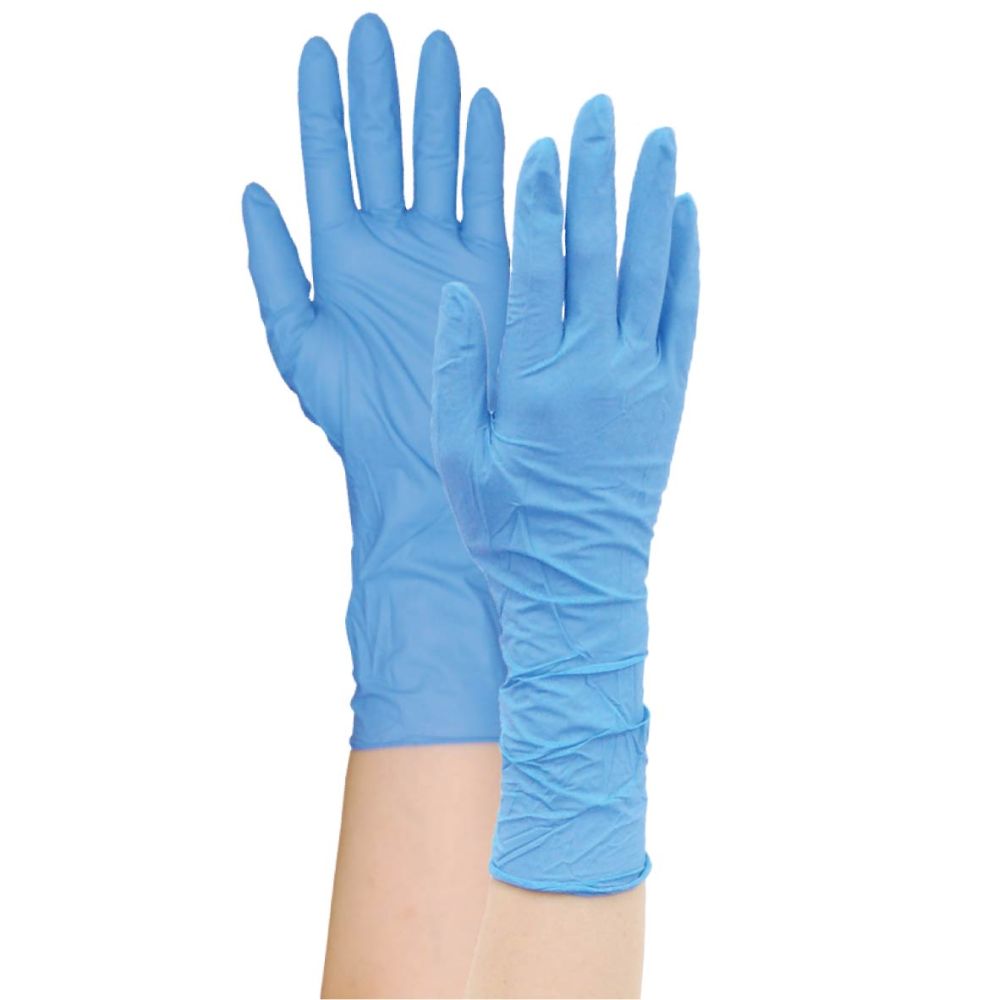 タケトラ　ニトリル手袋ロングSS 100枚入画像