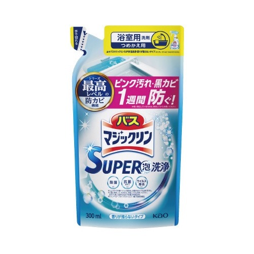 バスマジＳＵＰＥＲ泡香りが残らない替３００ｍｌ×６画像