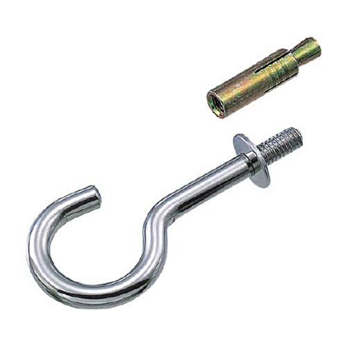 吊りﾌｯｸ ｽﾃﾝﾚｽ製 ねじ径M12 W寸法20mm 1ｾｯﾄ