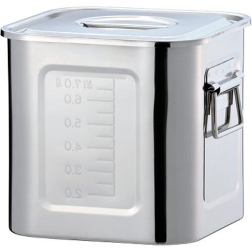 ｽﾃﾝﾚｽ角ﾀﾝｸ 12.6L 240 取手付 1個