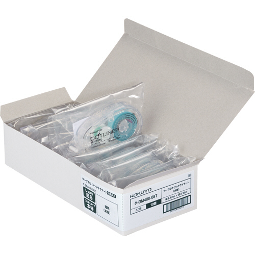 ﾃｰﾌﾟのりﾄﾞｯﾄﾗｲﾅｰしっかり貼るﾀｲﾌﾟ(透明)つめ替え8.4mm×16m 1ｾｯﾄ(10個)画像