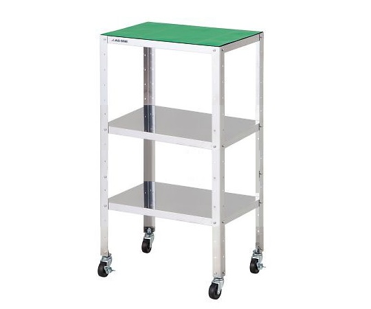 ステンレス製導電ワゴン　組立式　導電マット付　460×310×809mm画像