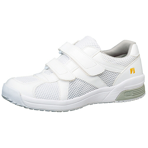 男女兼用 静電作業靴 ｴﾚﾊﾟｽ 307 ﾎﾜｲﾄ 24.5cm 1足画像