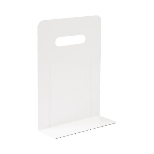 ブックエンド（マグネット付）ハイタイプ　白画像