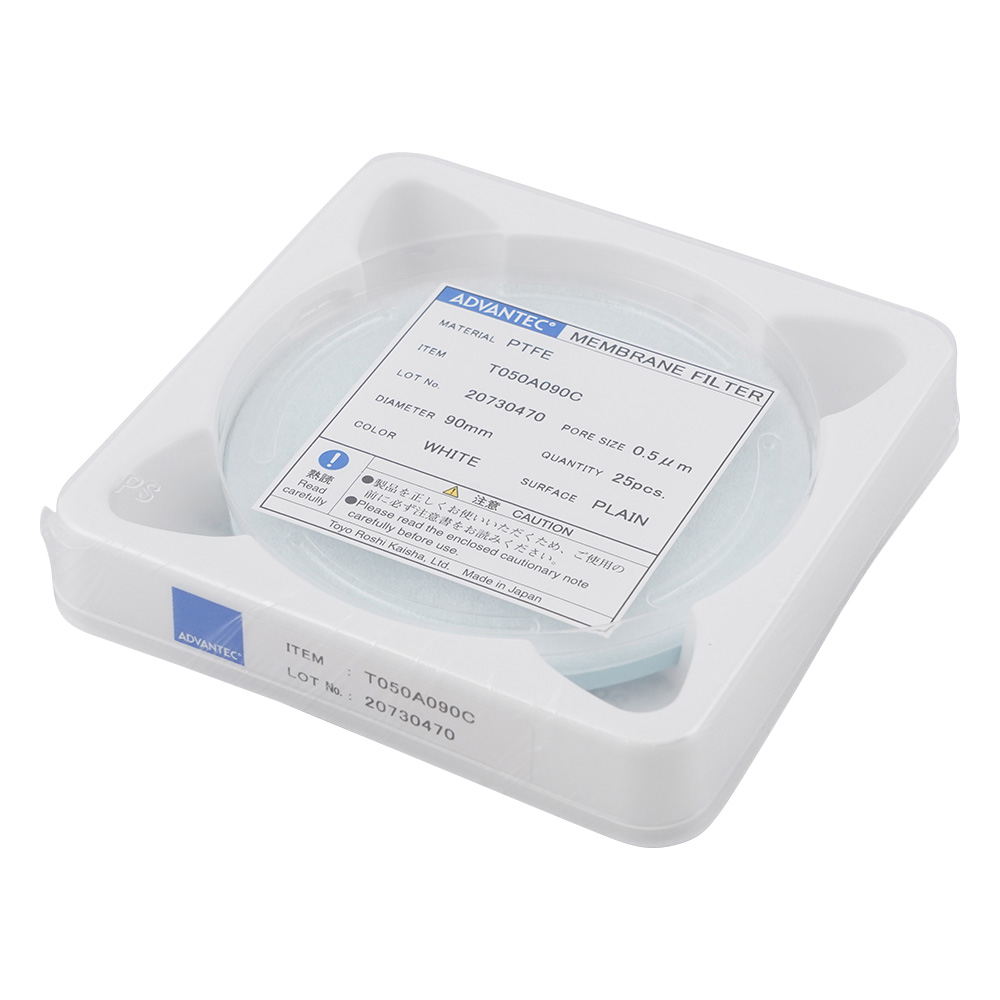 メンブレンフィルター（PTFEタイプ）　孔径0.5μm　25枚入画像