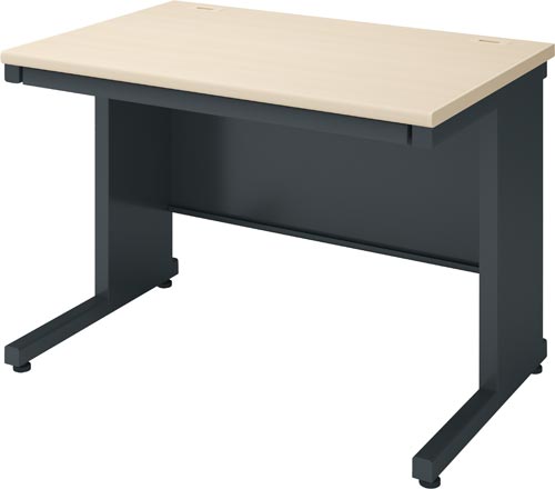 インベント平机奥行７００幅１０００ナチュラル脚ＢＫ画像