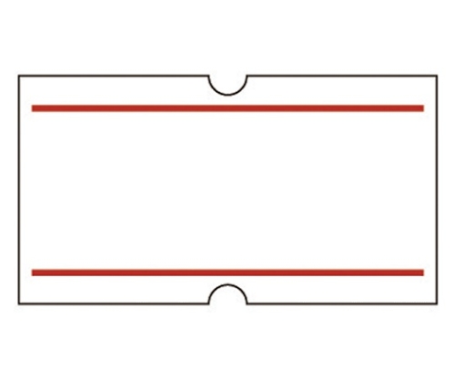 ハンドラベラー ラベル 1Yタイプ（弱粘着） 22×12mm 上下線 1パック（10巻入）画像