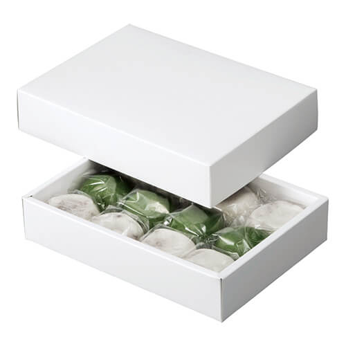 まんじゅう白無地大画像