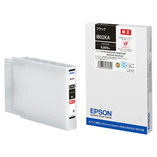 ｲﾝｸｶｰﾄﾘｯｼﾞ ﾌﾞﾗｯｸ IB02KA 1個画像