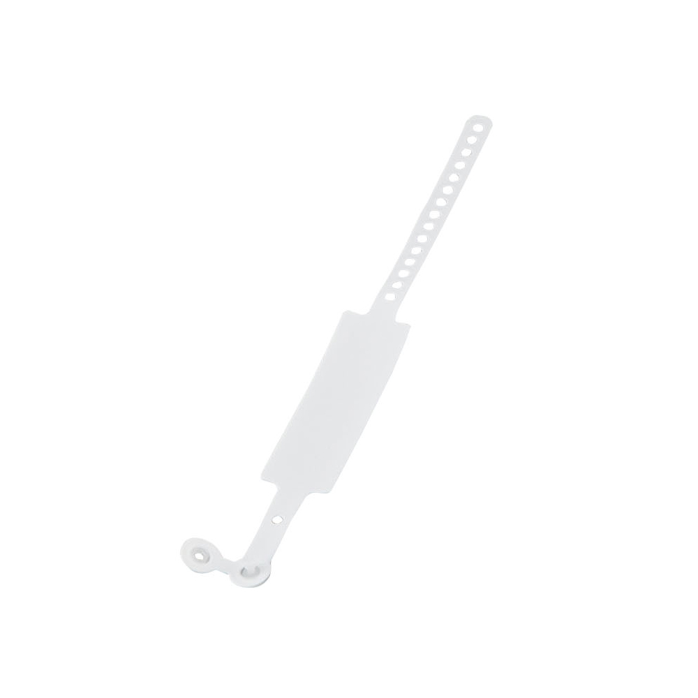 入院患者識別バンド 無地 ホワイト 1袋（100本入）