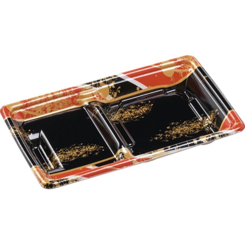 エフピコ 冷麺容器 SBセット26-15-1A 本体 流華赤画像