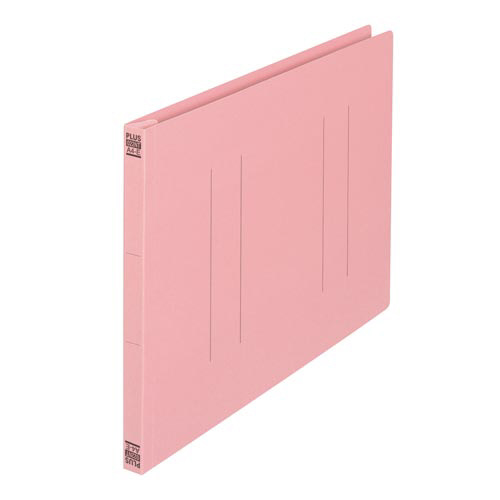 フラットファイルＡ４Ｅ縦罫線タイプ　ピンク