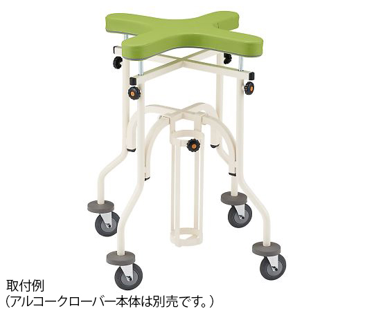 アルコークローバー用ボンベ架セット（300・500L用） ボンベ架が整然と配置され、安定感のある様子