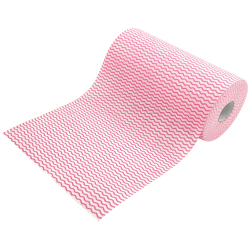 抗菌ｶｳﾝﾀｰｸﾛｽ ﾛｰﾙﾀｲﾌﾟ 厚手 60ｶｯﾄ ﾋﾟﾝｸ 1巻画像