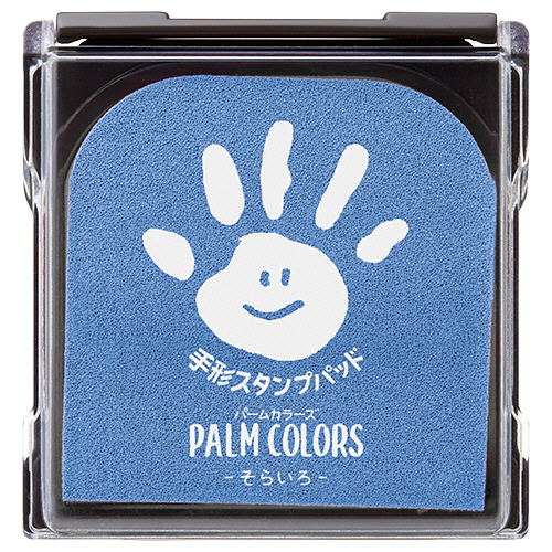 手形ｽﾀﾝﾌﾟﾊﾟｯﾄﾞ ﾊﾟｰﾑｶﾗｰｽﾞ そらいろ 1個画像
