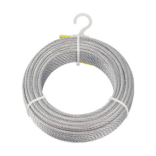 メッキ付ワイヤロープ　Φ2mm×200m　1本