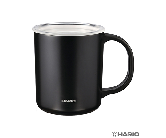 セラミックコーティング 真空二重保温マグ 350mL ブラック画像