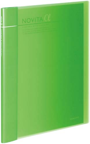 クリヤーブックα＜ノビータα＞（追加式）黄緑１０冊画像