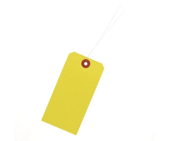 色荷札 2号 60×120 黄 1000枚入