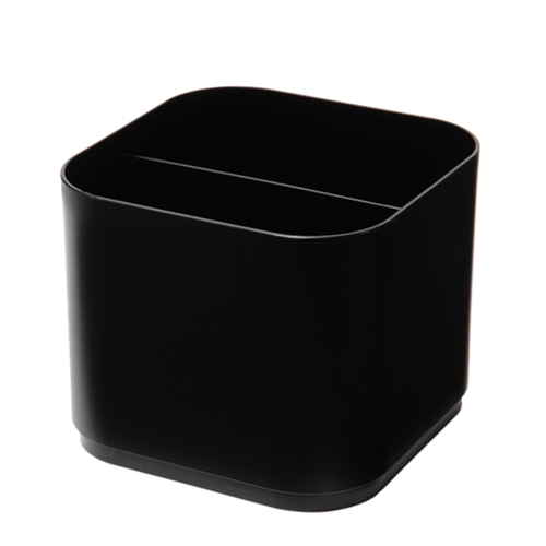 小物入れ 約 幅13×奥行13×高さ10cm ナチュラ インボックス ナノ M 深型 ブラック画像