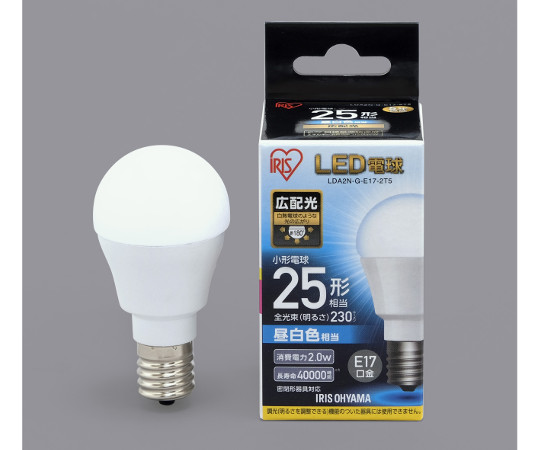 LED電球　広配光　25形相当　昼白色画像
