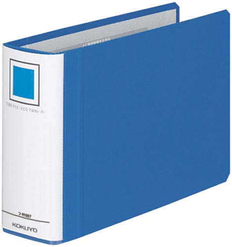 チューブエコツインＲ青Ａ５横背幅６５ｍｍ４－１１冊画像