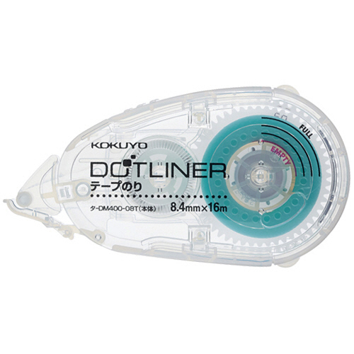 ﾃｰﾌﾟのり ﾄﾞｯﾄﾗｲﾅｰ しっかり貼るﾀｲﾌﾟ(透明) 本体 8.4mm×16m 1個画像