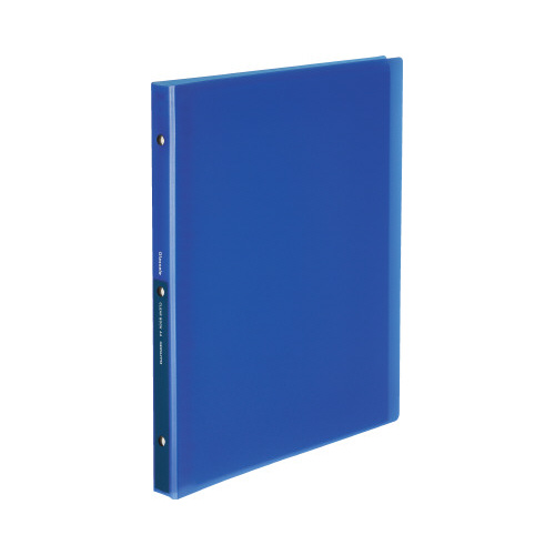 クリヤーブックグラッセル替紙式Ａ４　ブルー　５冊