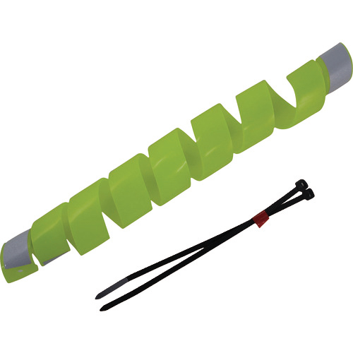 蛍光安全ｽﾊﾟｲﾗﾙ(蛍光安全標識) ｲｴﾛｰ 1本