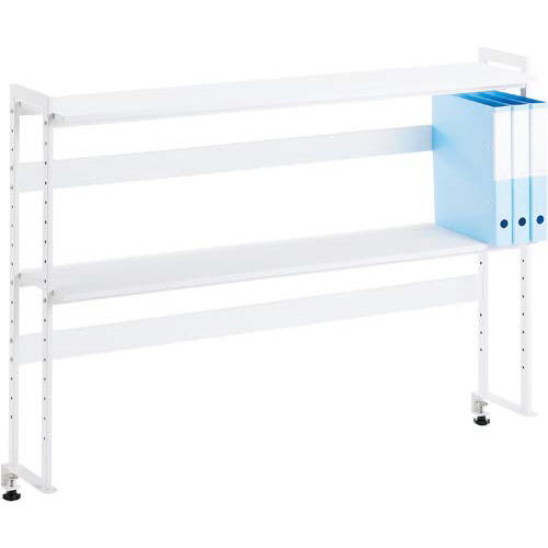 デスク周りデスクラック２段Ｗ１２００スノーホワイト