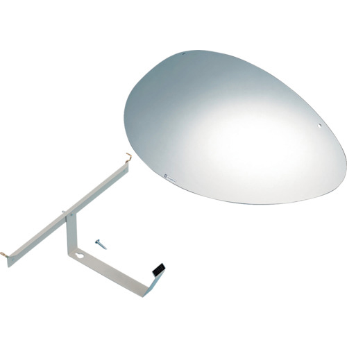 ﾊｰﾌﾄﾞｰﾑ型ﾐﾗｰ(T字路安全確認用) LM-7 340×665×187mm 1台画像