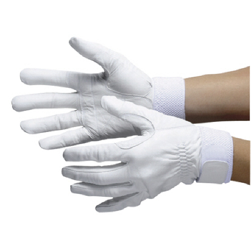 羊革手袋 ｾｲﾊﾞｰNo.75白 M寸 1双画像