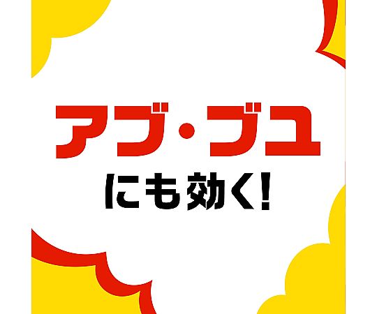 アース極太虫よけ線香 30巻箱入 パッケージの上面を正面から見た状態、横に漢字が書かれたデザインが確認できる。