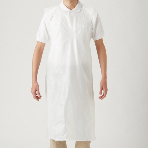 ﾎﾟﾘｴﾁｴﾌﾟﾛﾝ ｴｺﾉﾐｰ ﾌﾘｰｻｲｽﾞ ﾎﾜｲﾄ 1ｾｯﾄ(1000枚:50枚x20箱)画像