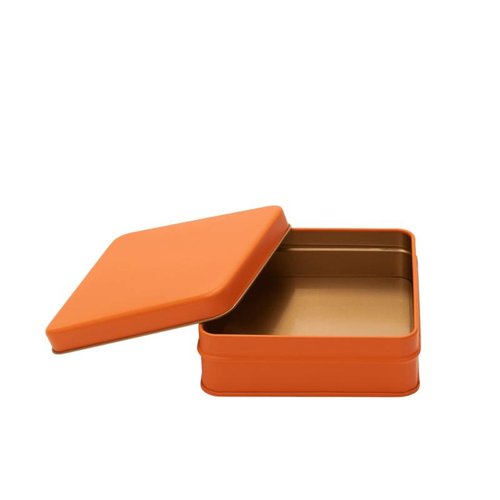 ギフト箱 KS-122 スクエア缶 パンプキン 側島製罐画像