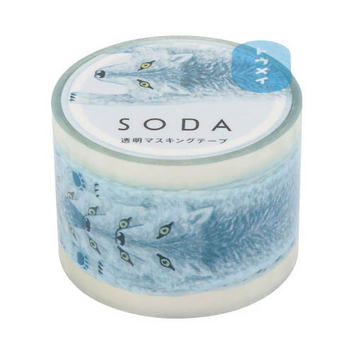 ソ－ダ　透明マステ（ウルフ）画像