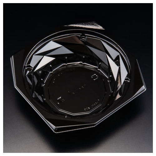 リスパック 透明カップ バイオ キラカク 15-45B 黒 本体画像