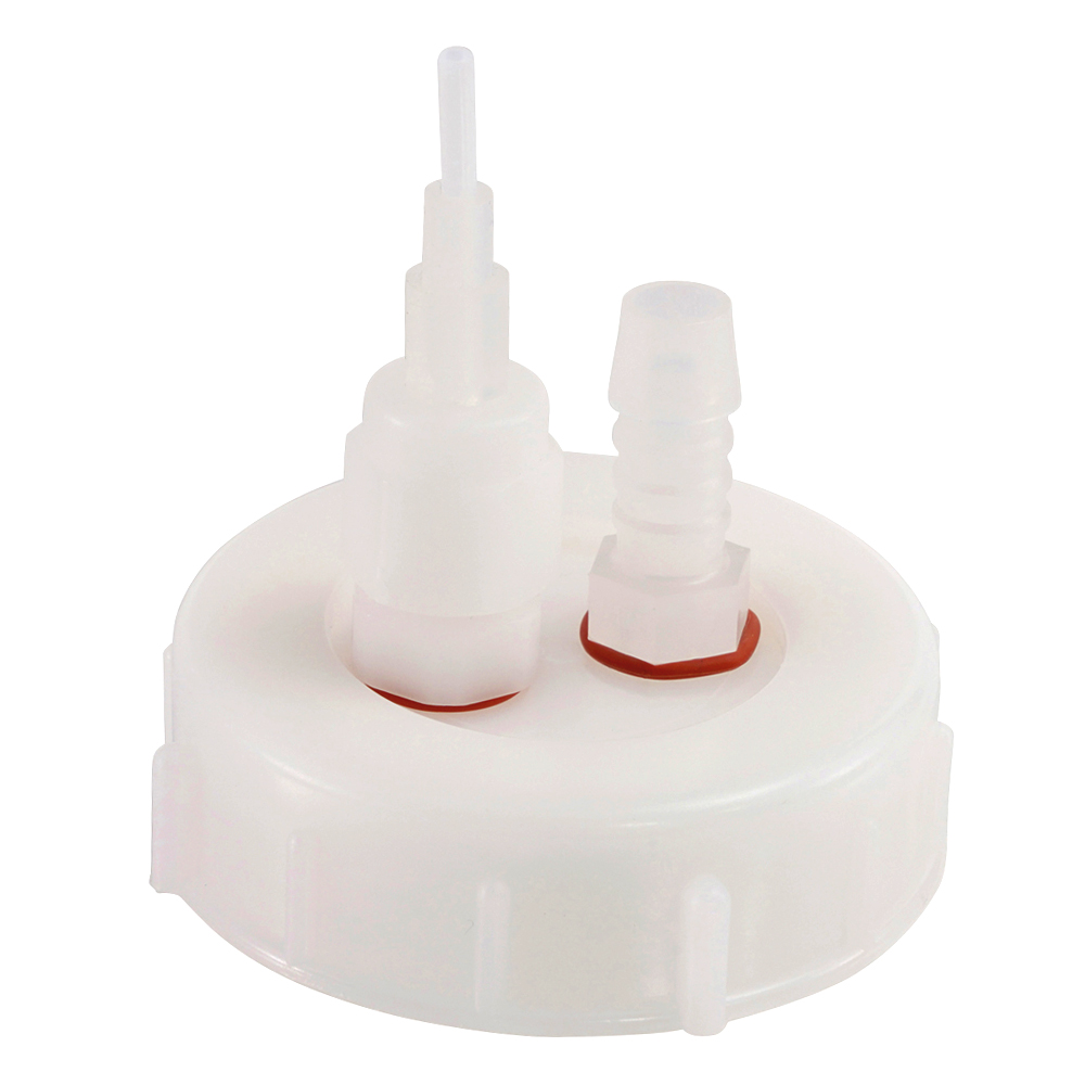 廃液回収容器（チューブ接続キャップ用） HPLC廃液回収用オプション 廃液回収用キャップ画像