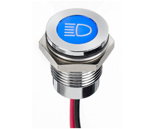 LED表示灯　青　14mm　12　V　dc画像