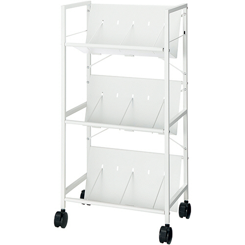 高耐荷重ﾌｧｲﾙﾜｺﾞﾝ 3段 ﾎﾜｲﾄ 1台