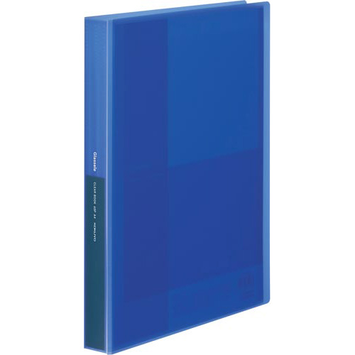 クリヤーブックグラッセルＡ４　６０枚　ブルー×４画像