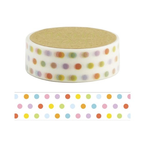 マスキングテープ　ドット　カラフル画像