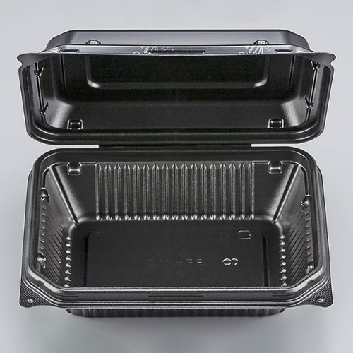 シーピー化成 弁当容器 BF-610 黒B画像
