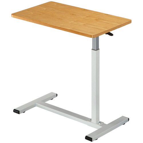 ﾚﾊﾞｰ式昇降ﾃｰﾌﾞﾙ ｵｰｸ/ﾎﾜｲﾄ 1台